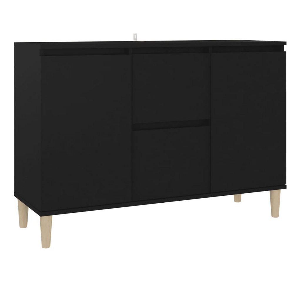 DOTMALL Sideboard Sideboard Schwarz 103,5x35x70 cm Holzwerkstoff von DOTMALL