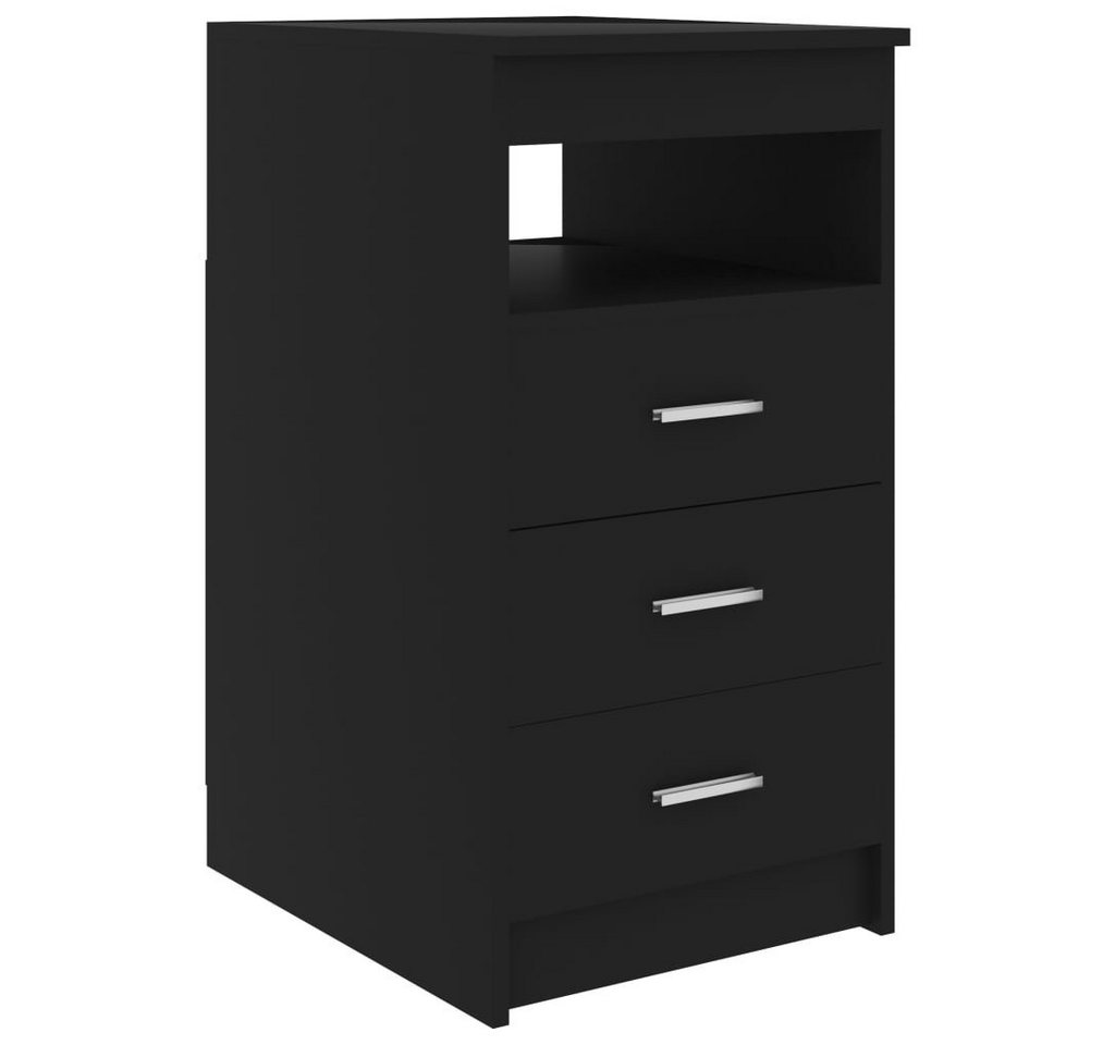 DOTMALL Sideboard Sideboard mit Schubladen Schwarz 40x50x76 cm Holzwerkstoff von DOTMALL