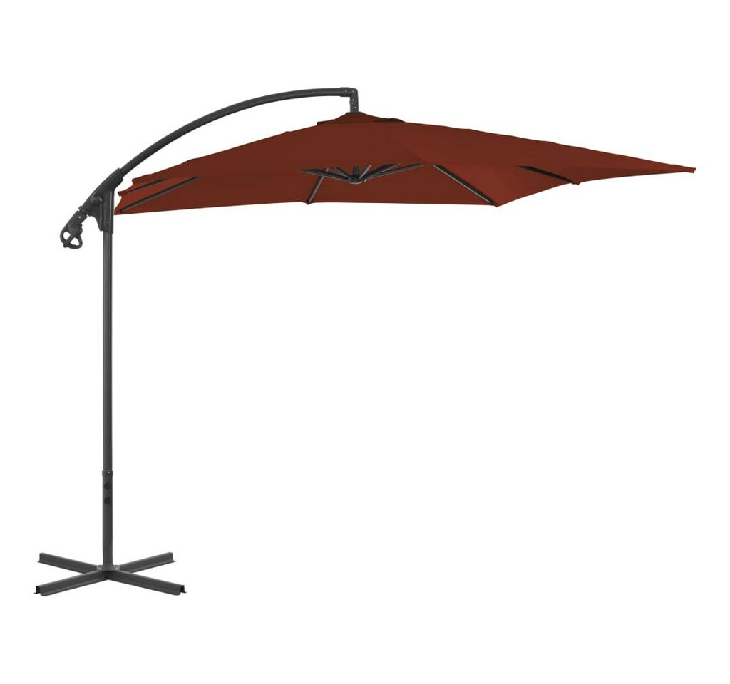 DOTMALL Sonnenschirm Ampelschirm mit Stahlmast 250×250 cm DOTMALL Sonnenschirm Ampelschirm mit Stahlmast 250×250 cm von DOTMALL