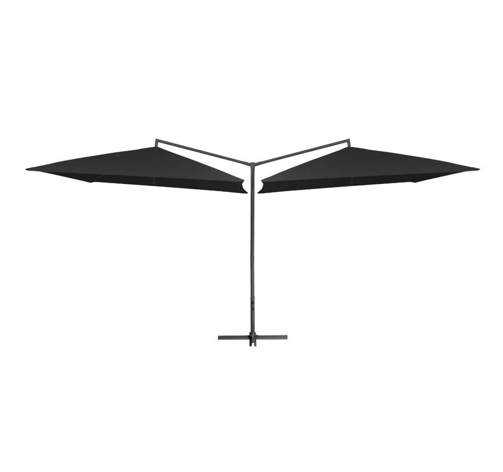 DOTMALL Sonnenschirm Doppelsonnenschirm mit Stahlmast 250×250 cm Schwarz DOTMALL Sonnenschirm Doppelsonnenschirm mit Stahlmast 250×250 cm Schwarz von DOTMALL