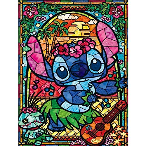 DPHERO DIY Stich Diamant Painting Bilder für Erwachsene Kinder,5D Mosaik Diamond Painting Set,DIY Strass Bilder Karikatur Diamant Kunst Kits,Runde Steine Diamant Painting für Zuhause Dekor 30x40 cm von DPHERO