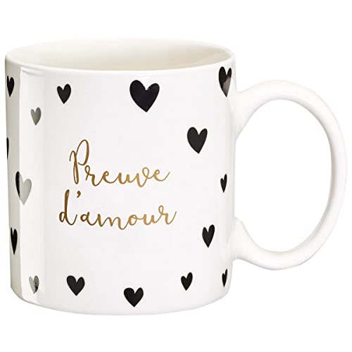 Dräger - Original Becher - Teetasse als Geschenk für Ihre Lieben - Edle Porzellantasse - 350 ml 8 cm Durchmesser x 8,5 cm Höhe Liebesbeweis von DRAEGER