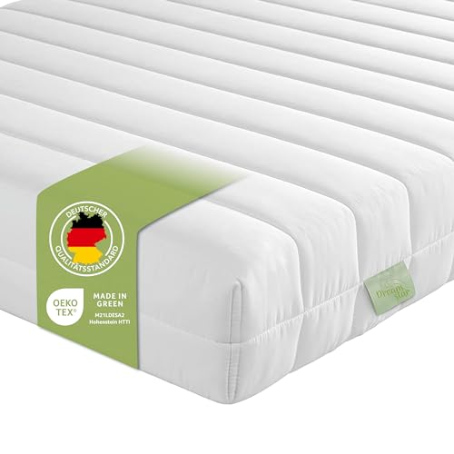 DREAMSTAR Easy Flex | orthopädische 7-Zonen Kaltschaummatratze | Öko-Tex Zertifiziert | Härtegrad 2 und 3 (H2 & H3) | Rollmatratze | Made in EU I 160 x 200 cm von DREAMSTAR