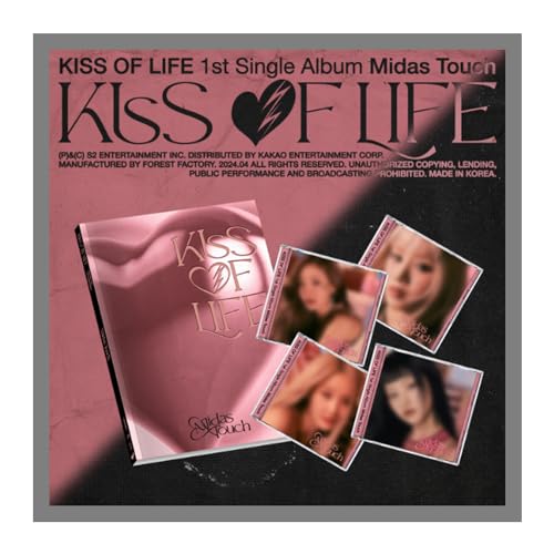 KISS OF LIFE Midas Touch 1st Single Album CD+Photocard+Contents+Tracking Sealed KOL (Full SET(Photobook+4 Jewel Version)) von DREAMUS