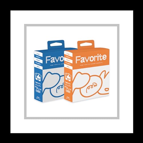 POW Favorite 1st EP Album CD+Folding poster on pack+Photo sleeve+Textbook+Photo sticker+Selfie photocard+ID card+Sticker pack+Tracking Sealed (SET(Blue+Orange)) von DREAMUS