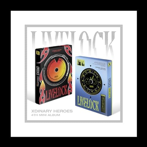 Xdinary Heroes LIvelock 4th Mini Album CD+Photobook+Photocard+Lyric poster on pack+Tracking Sealed XH (Full SET(Standard RED+Standard BLUE+Digipack RED+Digipack BLUE)) von DREAMUS