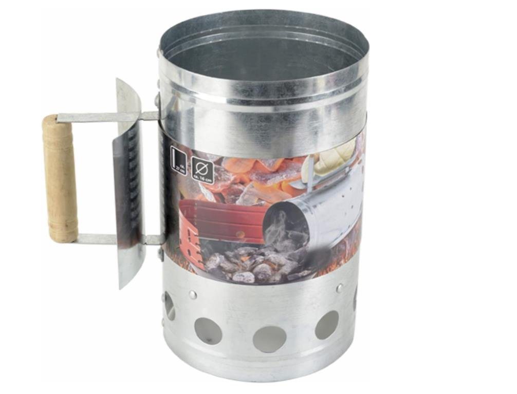 DRULINE Feuerzeug Kohleanzünder Für Grills Und Kamine (1-St), Ergonomischer Griff, Seitenöffnungen von DRULINE