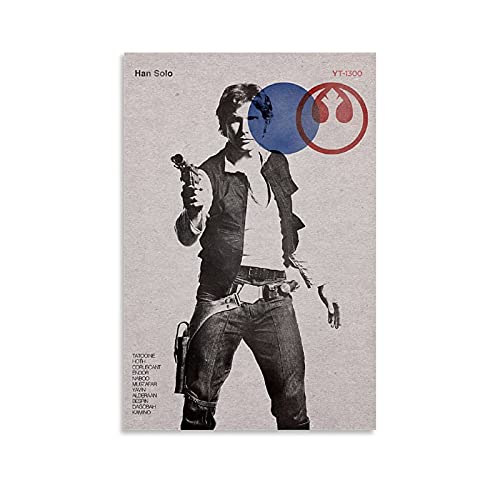 Han Solo Poster, Sammlerstück, Wanddekoration, Werbung, Kunstdruck, 40 x 60 cm von DSGDS