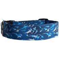Hai Hundehalsband, Haifisch Halsband, Hundehalsband Mit Gravur, Personalisiert, Sommer Halsband Hundemarke von DUKEandFOX