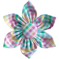 Ostern Gingham Hundehalsband Flower, Blume Für Hundehalsband, Schleife, Schleife Zubehör Von Duke & Fox® von DUKEandFOX