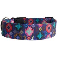 Southwestern Hundehalsband, Herbst Besticktes Hundehalsband Mit Gravur, Personalisiertes von DUKEandFOX