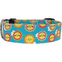 Sunshine Hundehalsband, Besticktes Personalisiertes Benutzerdefinierte Großes Sun Hundehalsband von DUKEandFOX