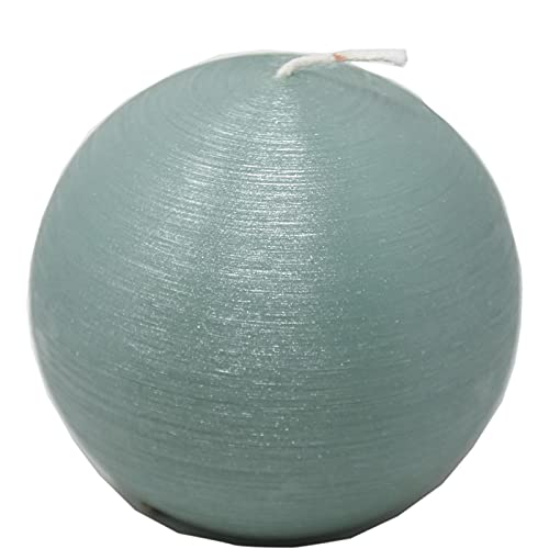 Kerze -Powderpressed Ball- 10x10cm jade von Dadeldo Home