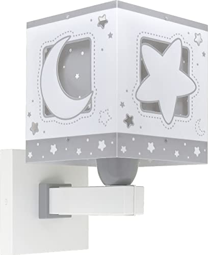 Dalber kinder Wandlampe, Kinderlampe Wandleuchte kinderzimmer Moonlight Mond und Sterne Grau, 63239E Dalber kinder Wandlampe, Kinderlampe Wandleuchte kinderzimmer Moonlight Mond und Sterne Grau, 63239E von Dalber