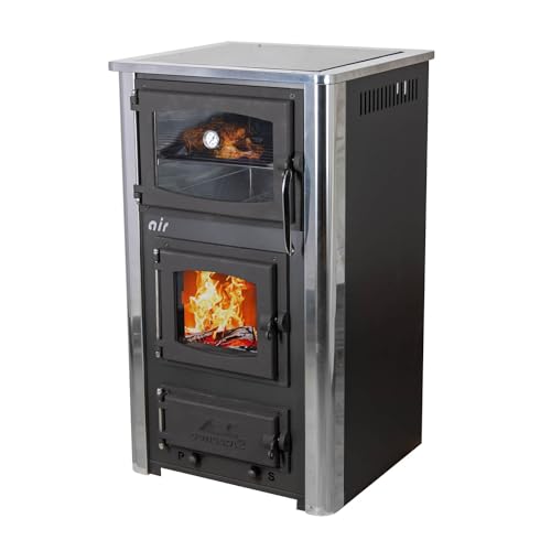 Kaminofen mit Backfach und Herdplatte mit Glaskeramik ABC Concept 2 Air Mini Mehrfachbelegung Holzofen 10 kW Kamin Ofen Holz Werkstattofen Schwedenofen Hüttenofen Heizofen Holzofen Kaminofen mit Backfach und Herdplatte mit Glaskeramik ABC Concept 2 Air Mini Mehrfachbelegung Holzofen 10 kW Kamin Ofen Holz Werkstattofen Schwedenofen Hüttenofen Heizofen Holzofen von DanDiBo