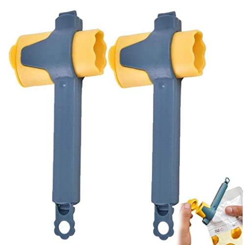 Danlai 2pcs Lebensmittelbeutel Clips Tragbare Küchendichtung Und Gießen Von Clips Aufbewahrungsnahrungsmittel Snack Verschluss Beutel Klemme Plastikwerkzeugzubehör Accessoires von Danlai