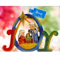 Vintag Harz Joy Krippenfigur - Von Roman Urlaub, Weihnachten, Xmas Musician Angel Sku 30-404-00033712 von DansandAdiHomeDecor