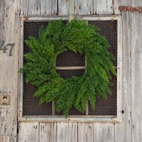 Echter Winter-Weihnachtskranz Aus Zedernholz Für Die Haustür von DarbyCreekTrading