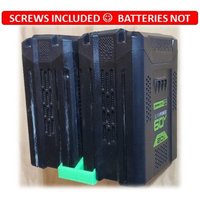 Greenworks 60V Batterie Wandhalter Montage Speicherorganisator von DaubsDesign