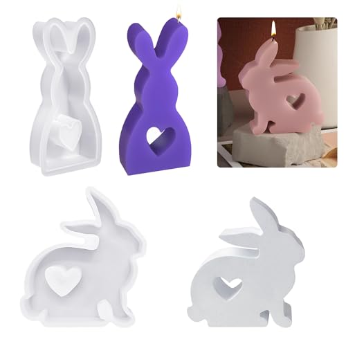 2 Stück Silikonform Ostern Silikonform Hase Gießformen Silikon Giessform Silikon Silikon Gießform Ostern GießForm Ostern Silikonformen Gießformen Gießformen Silikon Ostern Gießform Silikon von Dbuwqips