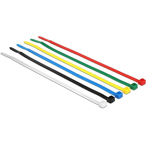 DELOCK Kabelbinder farbig 100 Stk L200 x B3,6 mm DELOCK Kabelbinder farbig 100 Stk L200 x B3,6 mm von DeLOCK