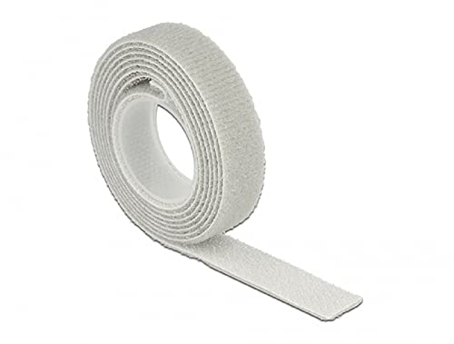 Delock 18274 Klettband Klettbinder auf Rolle L 1 m x B 13 mm grau Delock 18274 Klettband Klettbinder auf Rolle L 1 m x B 13 mm grau von DeLOCK