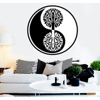 Yin Yang Baum Wandtattoo, Wandaufkleber, Baum-Wand-Dekor von DecalTrend
