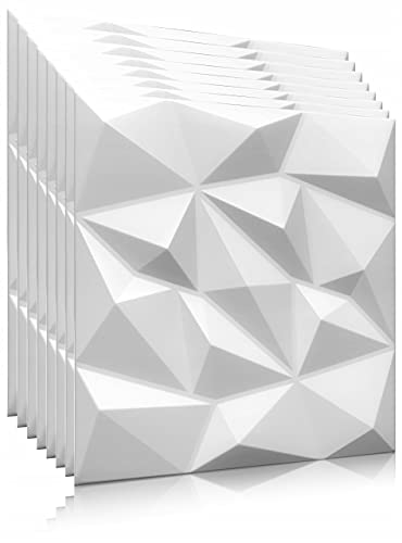 Deccart - 3D Wandpaneele Styropor Wandverkleidung Decke Deckenverkleidung Paneele Deckenplatten Wall Deko Panel Wand Panels Polystyrol 50x50 cm Brylant 0.25m², 1 Stück, Weiß Deccart - 3D Wandpaneele Styropor Wandverkleidung Decke Deckenverkleidung Paneele Deckenplatten Wall Deko Panel Wand Panels Polystyrol 50x50 cm Brylant 0.25m², 1 Stück, Weiß von Deccart