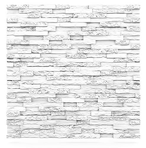 Deccart - 3D Wandpaneele Steinoptik Paneele Wand Wall Panels Deko Wandverkleidung Innen Panel Deckenverkleidung Decke Deckenpaneele EPS-Polystyrol 60x60 cm Stein 1.80 m², 5 Stück, weiß Deccart - 3D Wandpaneele Steinoptik Paneele Wand Wall Panels Deko Wandverkleidung Innen Panel Deckenverkleidung Decke Deckenpaneele EPS-Polystyrol 60x60 cm Stein 1.80 m², 5 Stück, weiß von Deccart