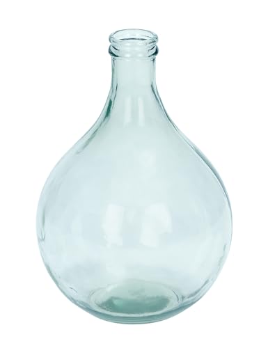 Deco 79 Farmhouse Glasvase Vase, Glas, farblos, 11" x 11" x 17" von Deco 79