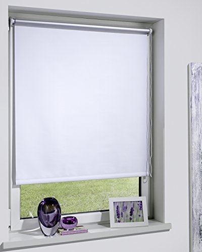 DécoProfi Thermorollo für Fenster ohne Bohren 75 x 220 cm I Sonnenschutz Rollo innen für Hitzeschutz mit Klemmträger I Thermo Rollo/Sonnenrollo für Innen von DécoProfi