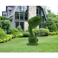 Outdoor Cups Topiary Grüne Figuren 82 Zoll Bedeckt Mit Kunstrasen Landschaftsbau Skulptur Ideal Für Haus, Garten Oder Geschäft von DecorFactoryStudio