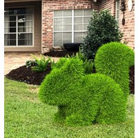 Outdoor-Tier Kleine Eichhörnchen Topiary Grüne Figuren 18 Zoll Bedeckt Mit Kunstrasen Landschaftsbau Skulptur Ideal Für Haus, Gärten, Geschäft von DecorFactoryStudio