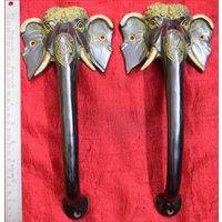 Handarbeit Messing Lord Ganesha Türgriff | Elefant Großer Fenster-Lounge-Pull von DeepEnlightenment