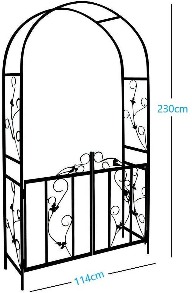 Defactoshop Rosenbogen Rosenbogen Rosensäule Gartenbogen Rankgitter Rankhilfe Spalier, verschiedene Merkmale von Defactoshop