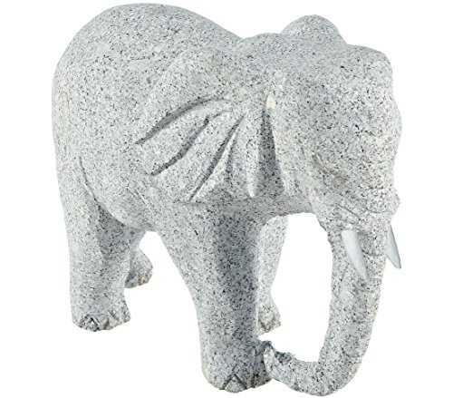Dehner Dekofigur Elefant, ca. 30 x 14 x 27 cm, Granit, grau Dehner Dekofigur Elefant, ca. 30 x 14 x 27 cm, Granit, grau von Dehner