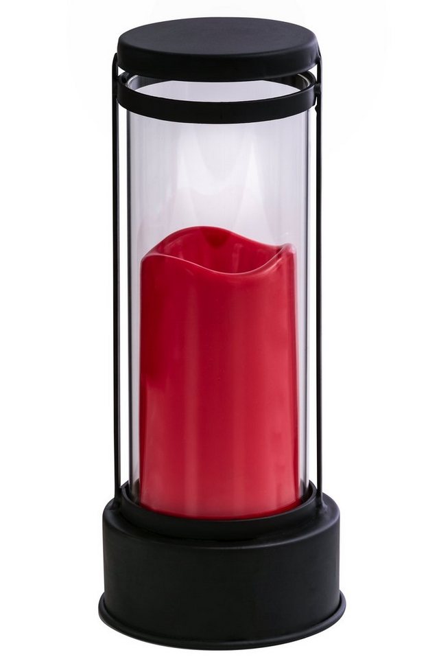 Dehner Grabkerze Grablaterne mit LED-Beleuchtung, Eisen/Glas Dehner Grabkerze Grablaterne mit LED-Beleuchtung, Eisen/Glas von Dehner