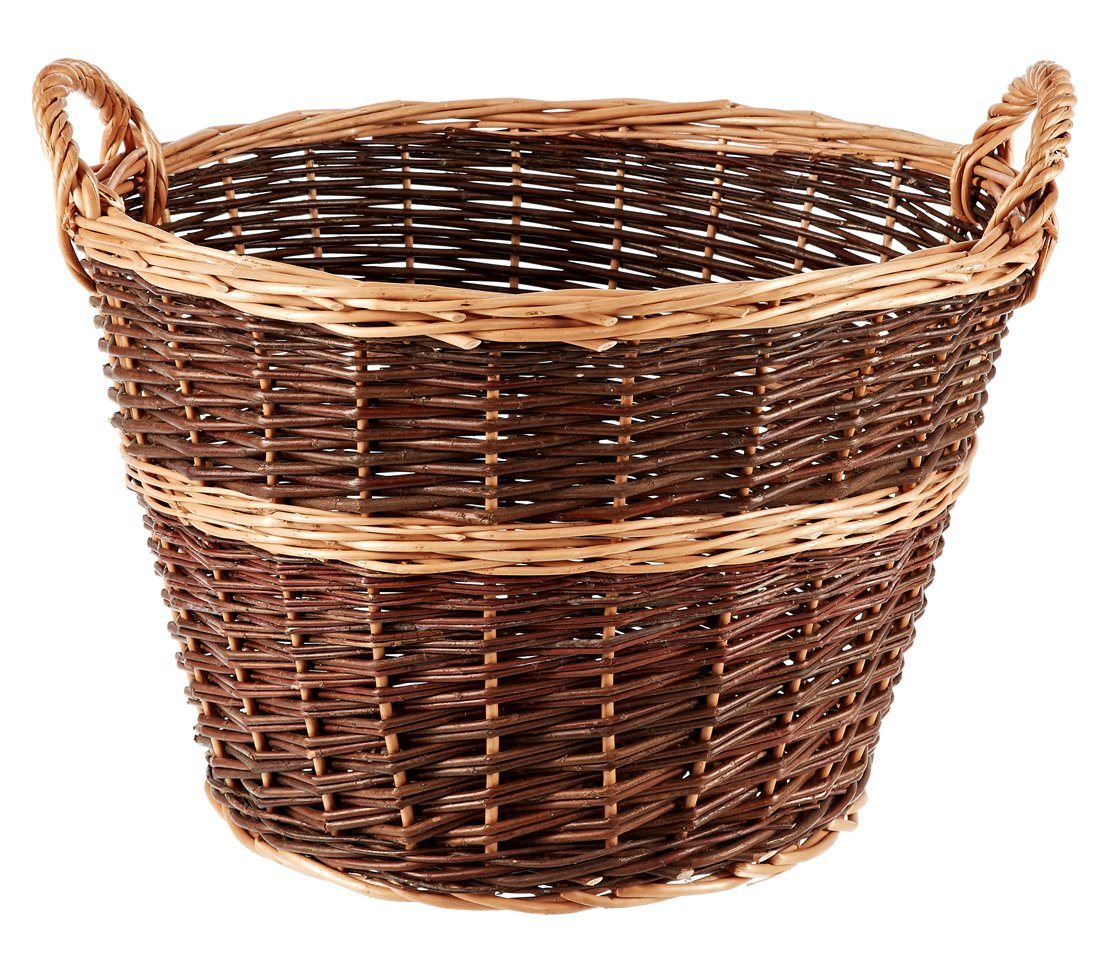 Dehner Weidenkorb Gartenkorb rund, Höhe 35 cm, Ø 50 cm, auch für Holz als Kaminkorb geeignet Dehner Weidenkorb Gartenkorb rund, Höhe 35 cm, Ø 50 cm, auch für Holz als Kaminkorb geeignet von Dehner
