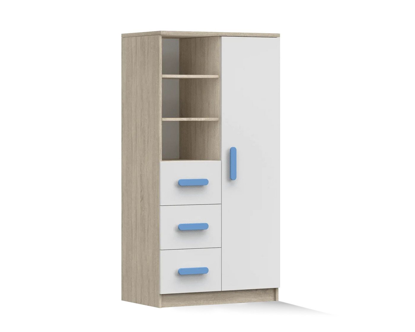 Deine Möbel 24 Kinderregal INGE 05 in Weiß / Weiß + Grau / Weiß + Eiche Sonoma Jugendzimmer, Griffe in Rosa/Blau/Grün/Weiß/Eiche Sonoma/Grau Deine Möbel 24 Kinderregal INGE 05 in Weiß / Weiß + Grau / Weiß + Eiche Sonoma Jugendzimmer, Griffe in Rosa/Blau/Grün/Weiß/Eiche Sonoma/Grau von Deine Möbel 24