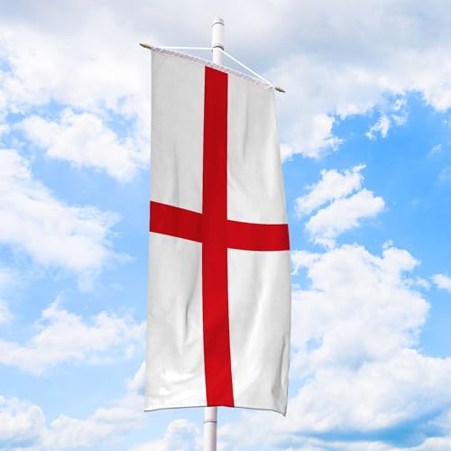 England Flagge 120 x 300 cm - für Fahnenmast, Englandfahne aus reißfestem Fahnen-Polyester-Stoff, Bannerfahne wetterfest und UV-beständig von Deitert