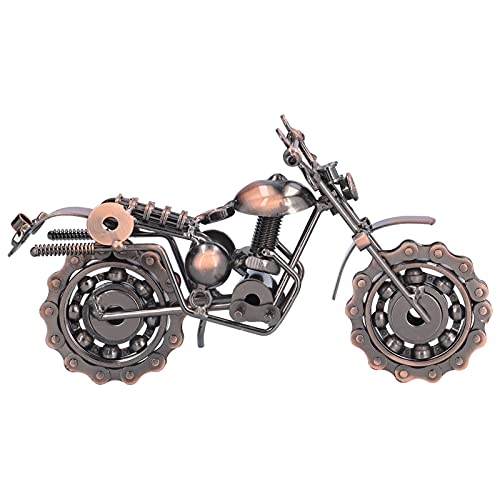 Dekaim Vintage-Motorrad-Modell, Metall-Motorrad, handgefertigte Eisen-Motorrad-Modell, Möbel Dekoration Ornamente, Geschenke von Dekaim