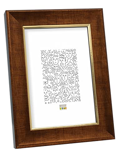 Deknudt S45YA3_18.0x24.0 Bilderrahmen, Holz, 18 x 24 cm, goldfarben von Deknudt Frames