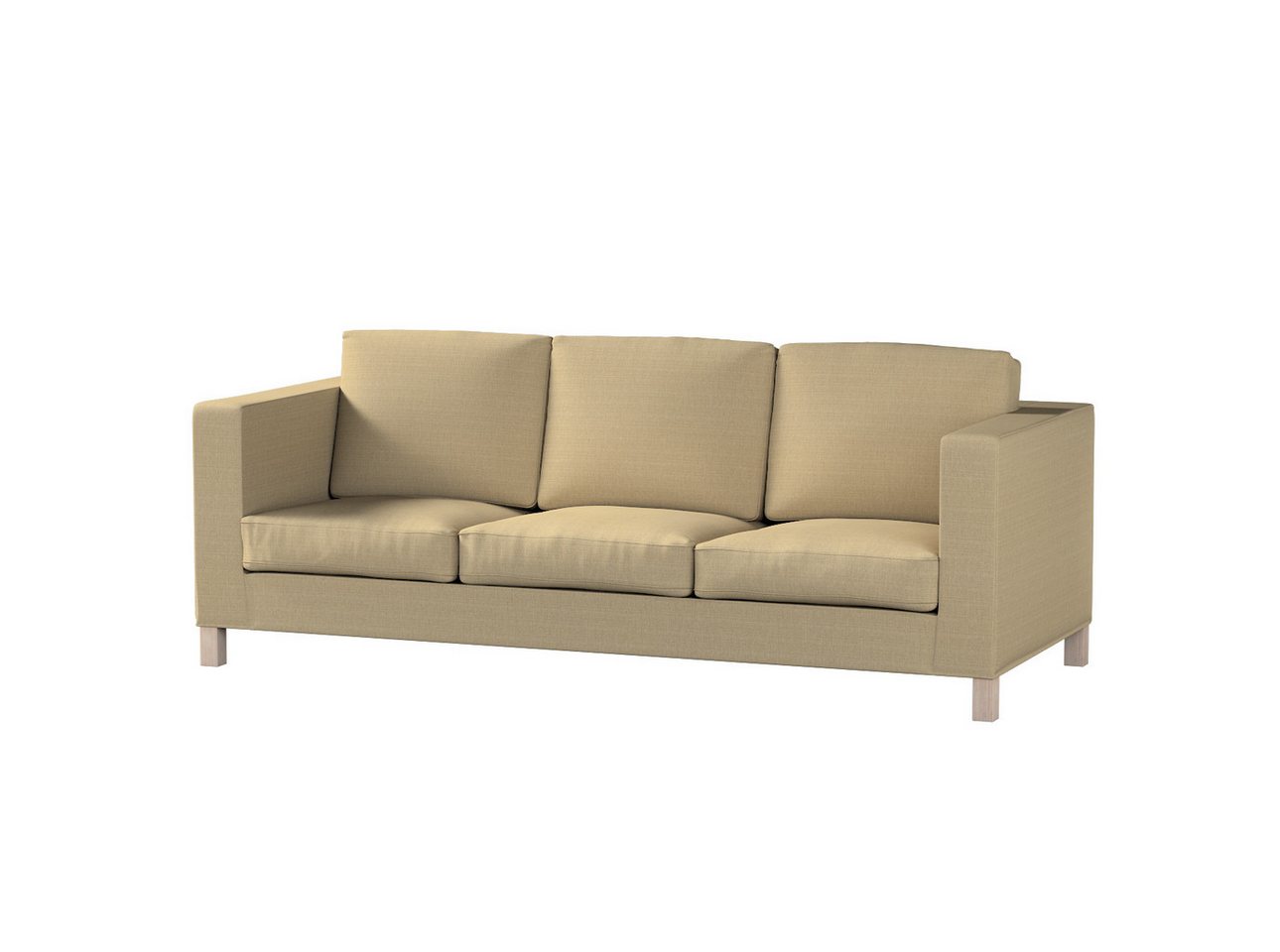 Sofahusse Karlanda 3-Sitzer Sofa nicht ausklappbar kurz, Living II, Dekoria von Dekoria