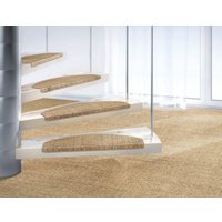 Dekowe Stufenmatte "Mara S2", halbrund, 100% Sisal, große Farbauswahl, selbstklebend, auch als Set 15 Stück von Dekowe