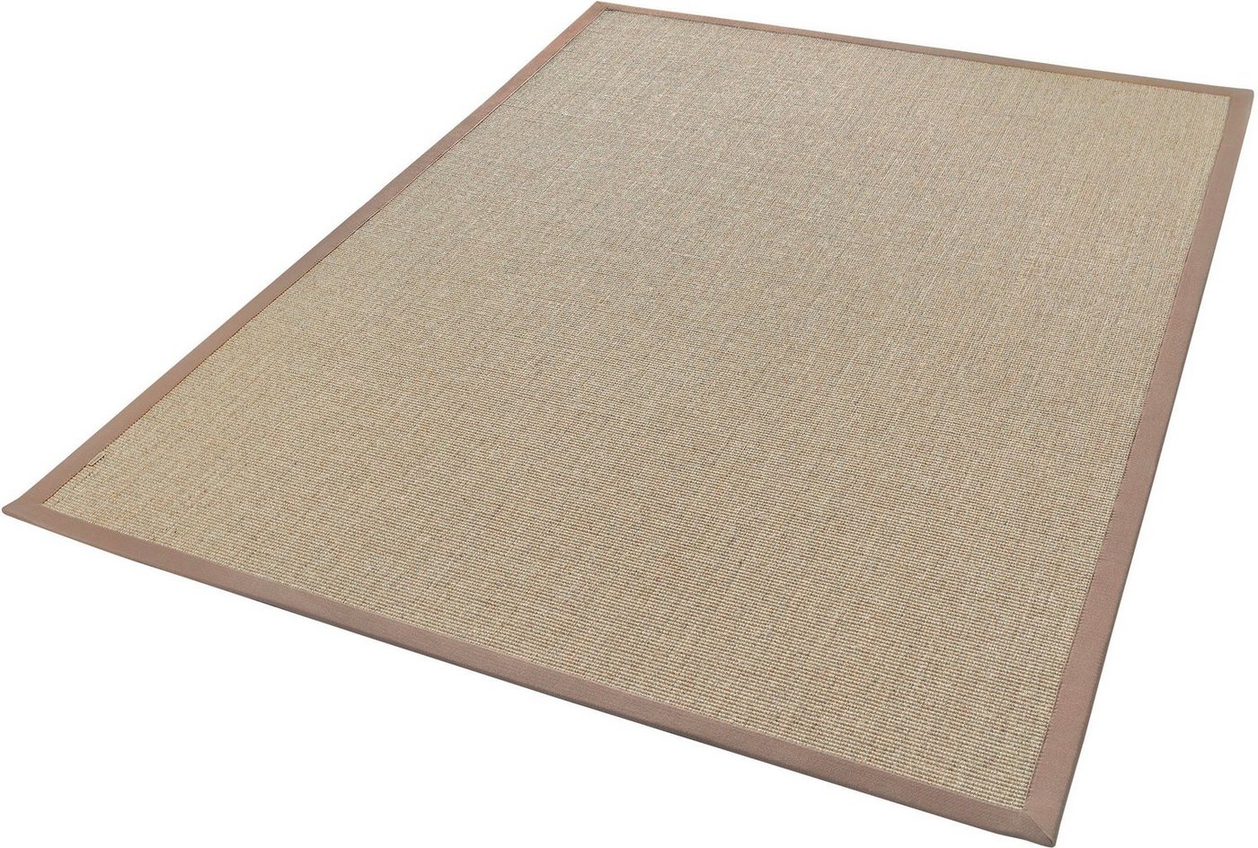 Sisalteppich Mara S2 mit Bordüre, Dekowe, rechteckig, Höhe: 5 mm, Flachgewebe, Material: 100% Sisal, Wohnzimmer von Dekowe