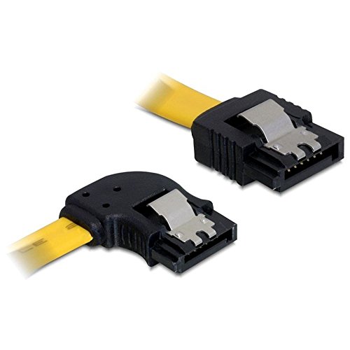 Delock SATA 3 Gb/s Kabel gerade auf links gewinkelt 30 cm gelb Delock SATA 3 Gb/s Kabel gerade auf links gewinkelt 30 cm gelb von DeLOCK