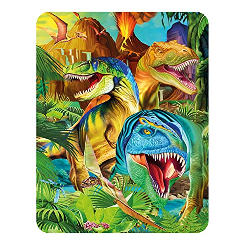 Deluxebase 3D LiveLife Magnet - Dinosaurier lächelt Linsenförmige 3D Dino Kühlschrankmagnet. Dekoration für Kinder und Erwachsene mit Kunstwerk lizenziert von bekannt Künstler, Michael Searle von 3D LiveLife