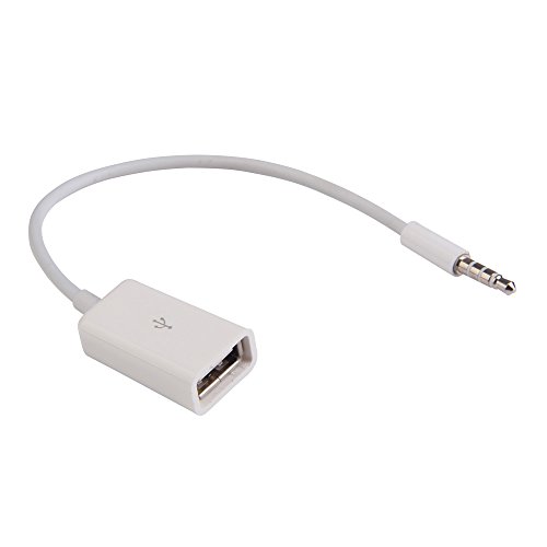 Demiawaking Sync 3.5mm Stecker AUX Zusatz-Audio-Stecker-Jack zu USB-Kabel Konverter-Kabel von Demiawaking