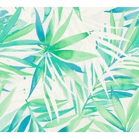 DESIGNDSCHUNGEL By Laura N. Vliestapete "Palmentapete", botanisch-tropisch, Floral Tapete Natur Schwarz Weiß PVC-frei von Designdschungel By Laura N.