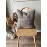 Hellgrünes Kelim Kissen, Hanf Kissen, Dekor Kissen, Kelim Kissenbezug, Kelim Kissenbezug, Boho Kissen, Deko Kissen von DesignhomeStore